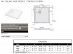Low Profile Square Base Specifications